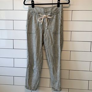 Anthropologie Seashore Striped Pants Pxxs